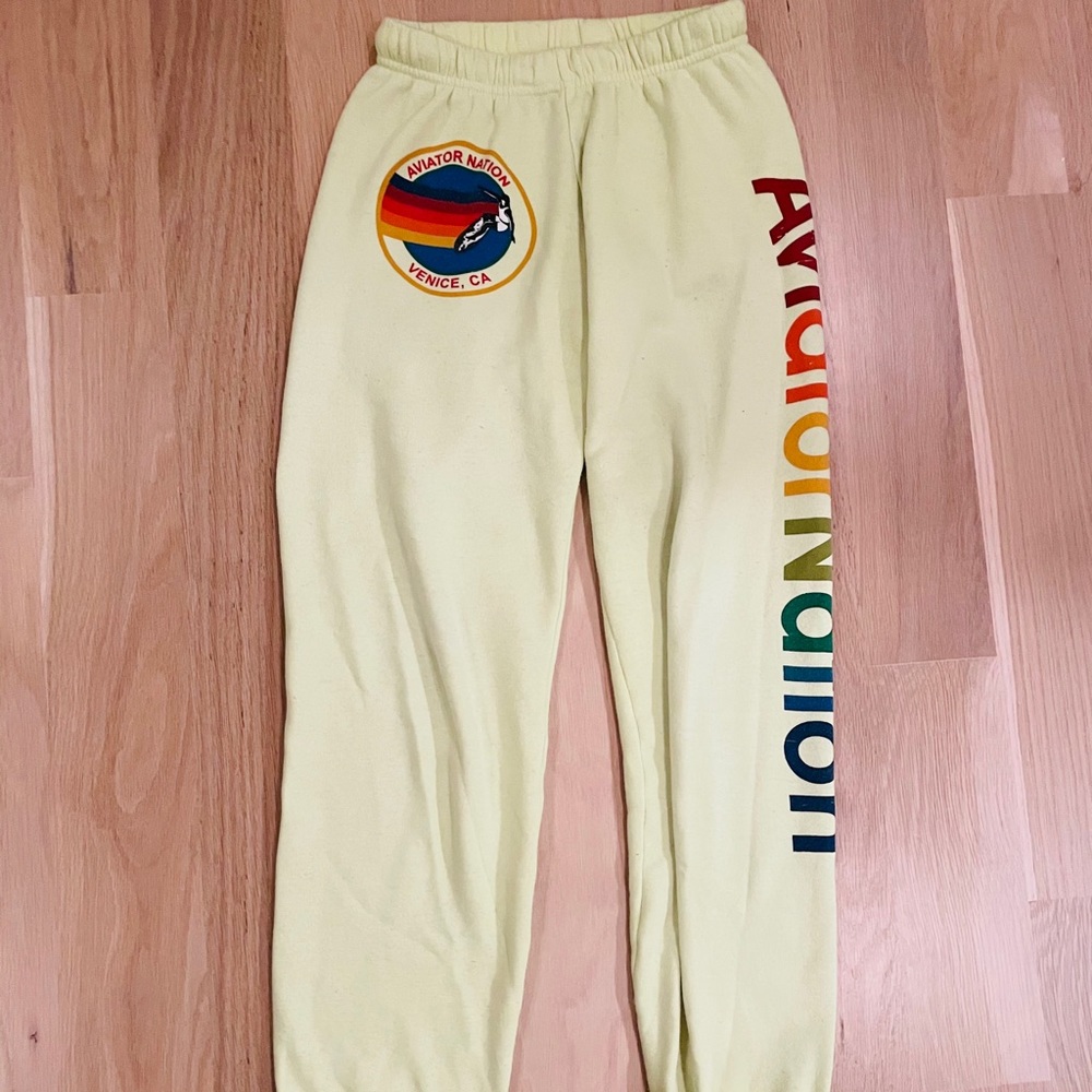 Green Aviator Nation Sweats